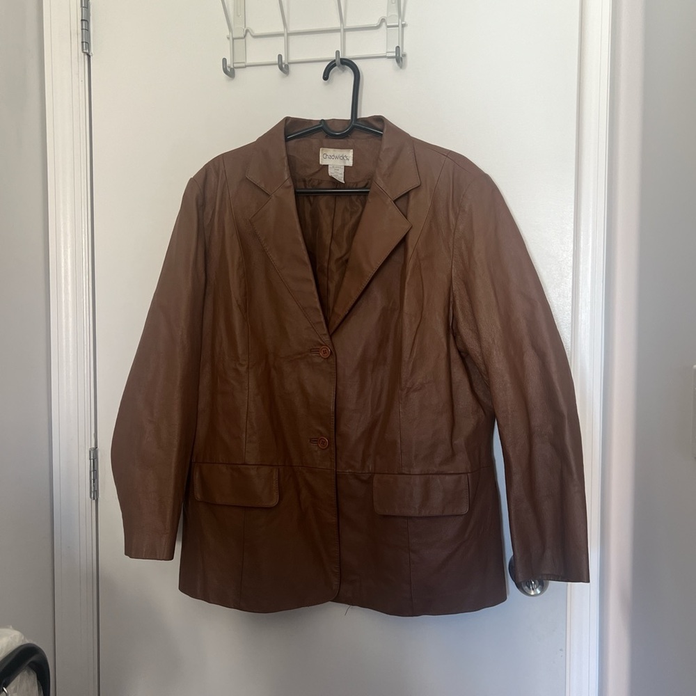 Chadwicks Brown Leather Jacket